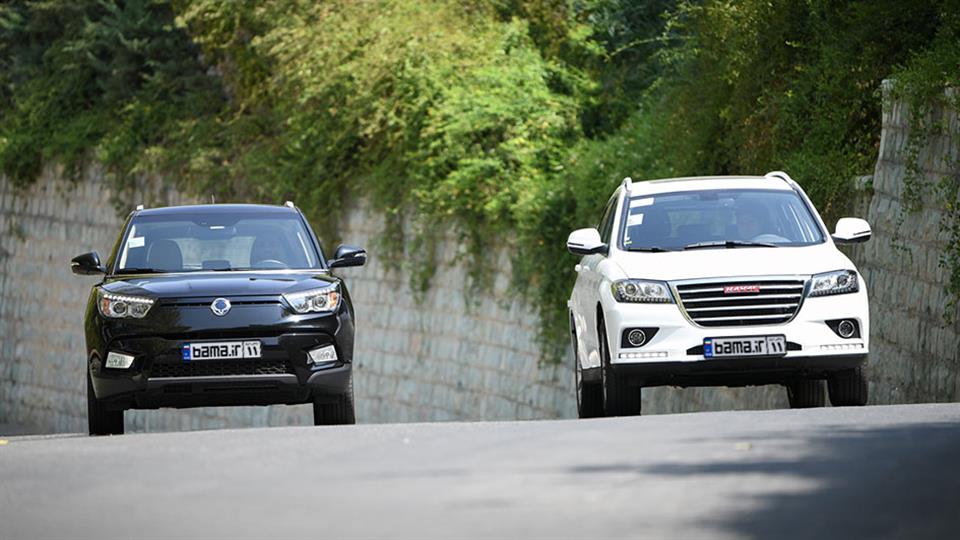 مقایسه عملکرد فنی سانگ‌یانگ تیوولی و هاوال H2